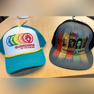 Guardians of the Galaxy Hats Disney Set of 2 New with tags